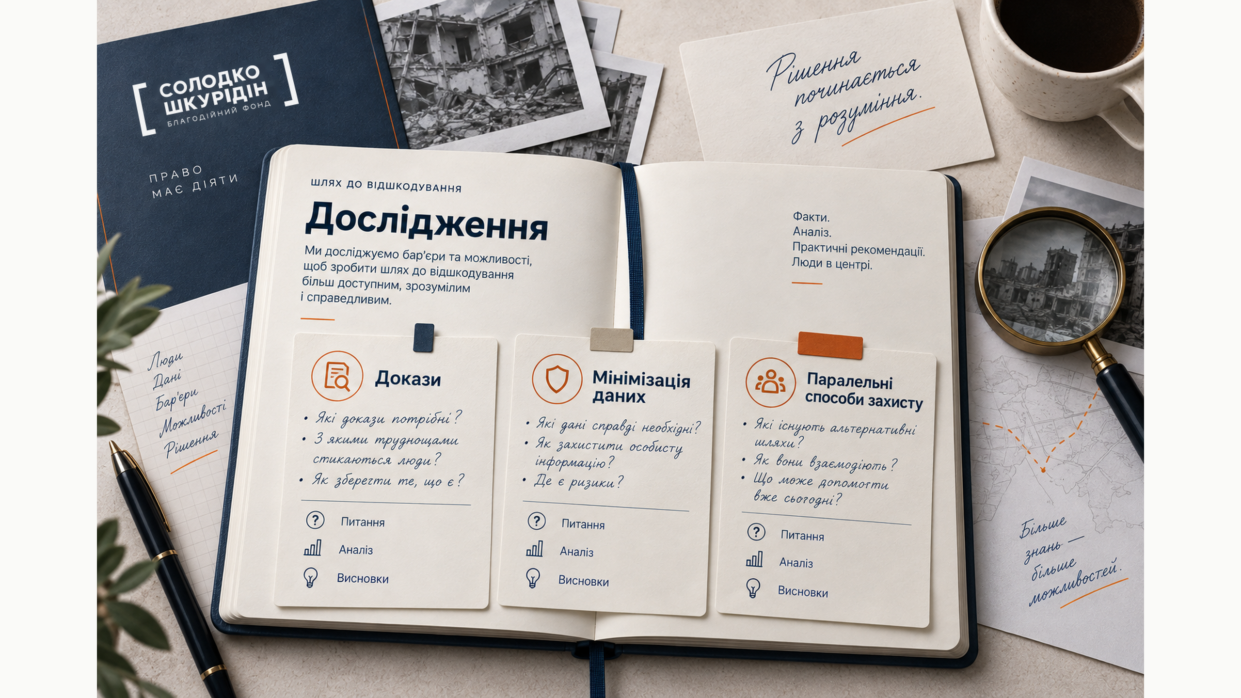 Три напрями дослідження: докази, мінімізація даних і паралельні способи захисту.